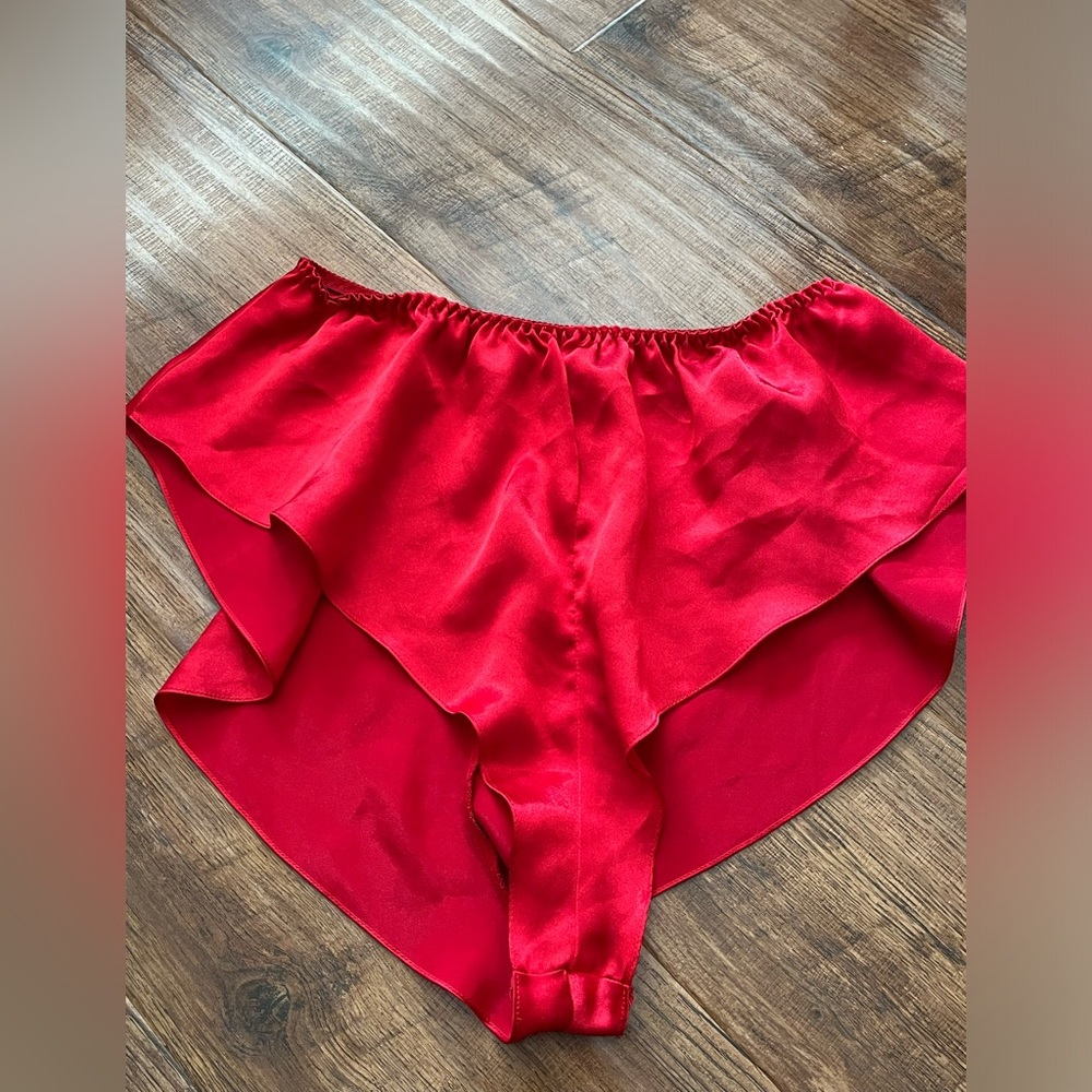 Victoria’s Secret vintage gold label women’s red lingerie pajama set-Medium - Picture 11 of 16